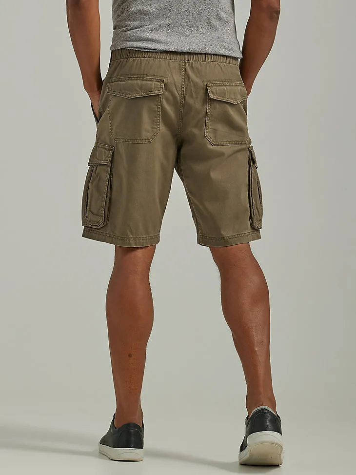 MEN'S FREE TO STRETCH™ DRAWSTRING CARGO SHORT IN ACORN