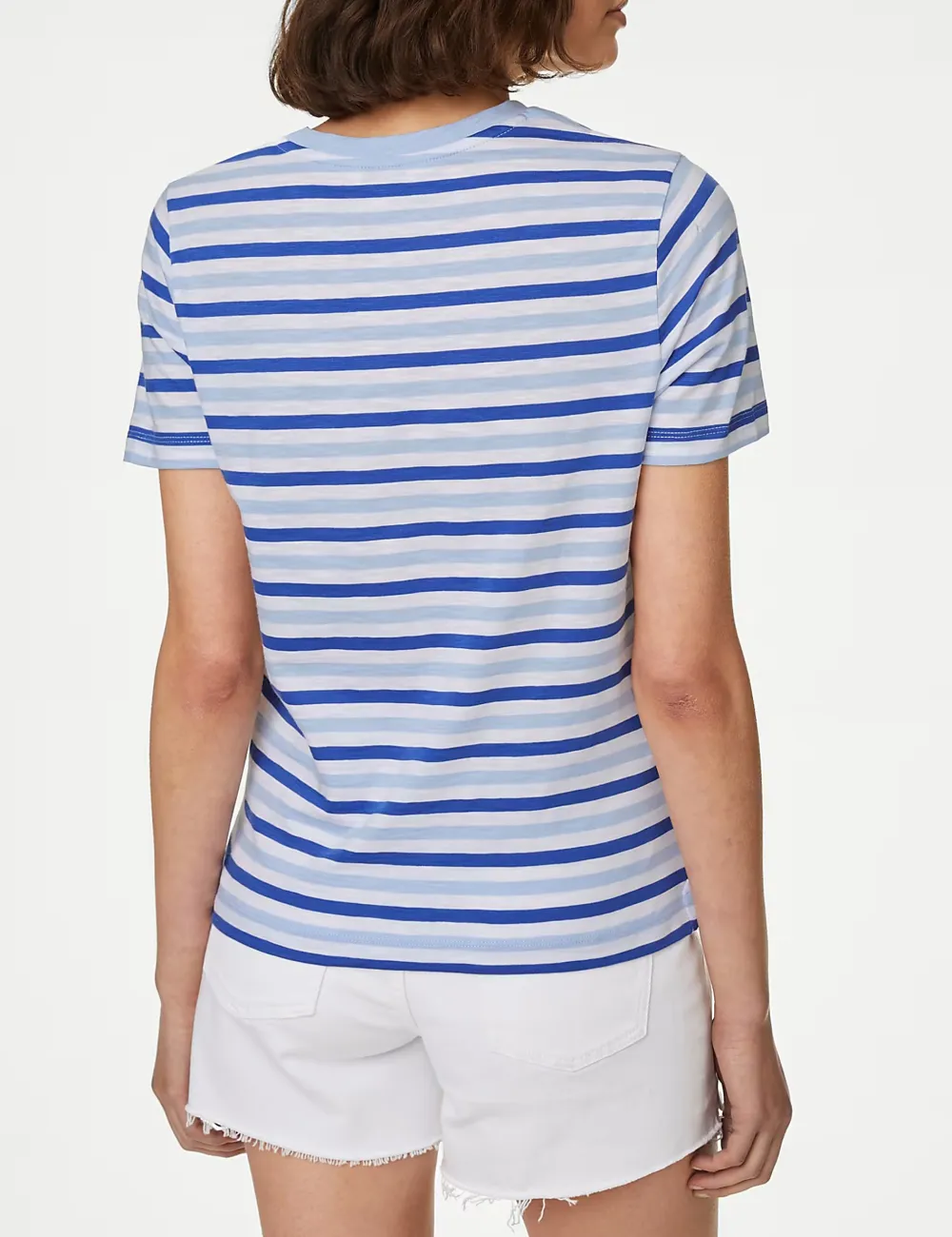 Pure Cotton Striped T-Shirt