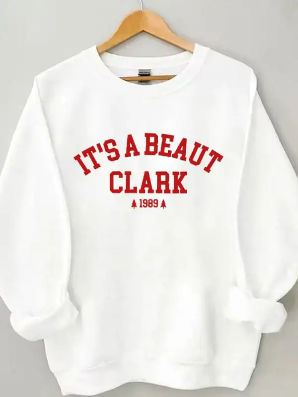 Women's It's a Beaut Clark Christmas Print Sweatshirt