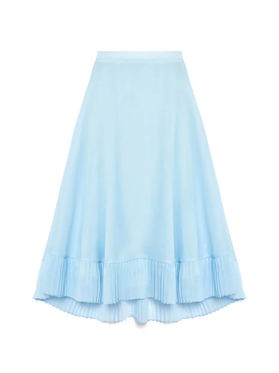 DREAM Fig Pleat Midi Skirt