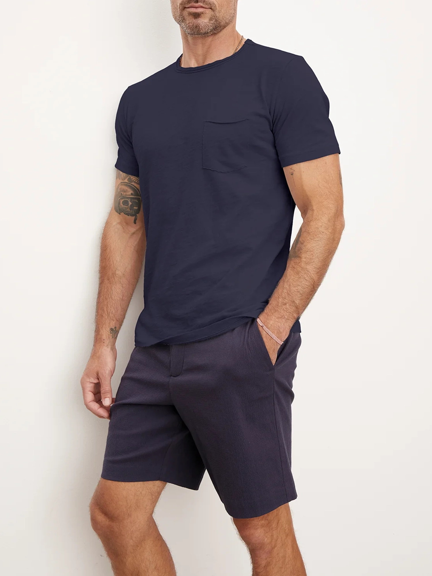 Men'S Cotton Basic Short Sleeve T-Shirt