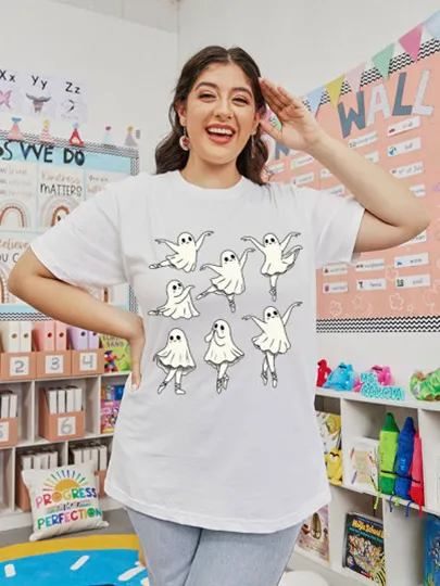 Dancing Ghost Teacher T-Shirt