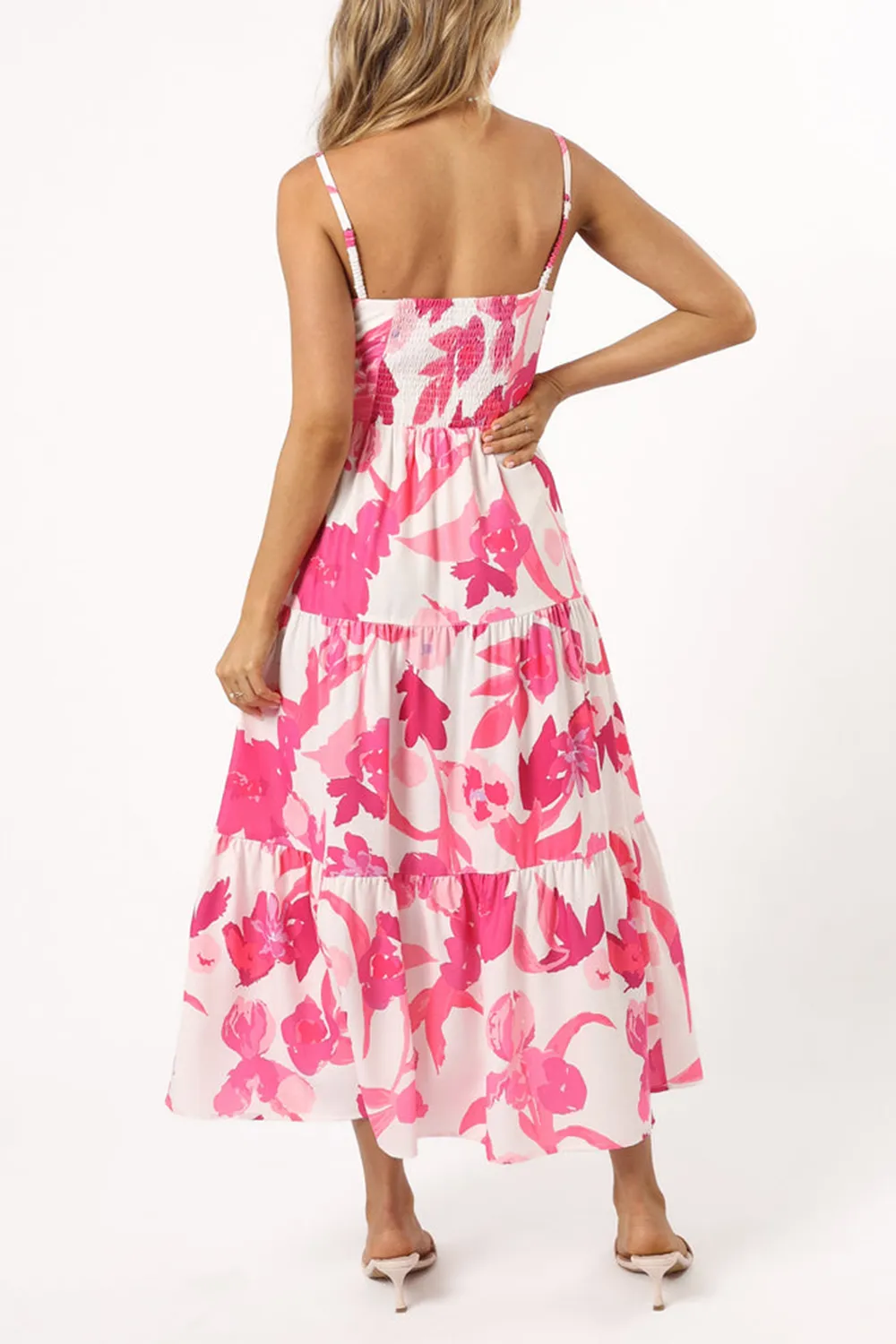 MONIKA MAXI DRESS - PINK FLORAL