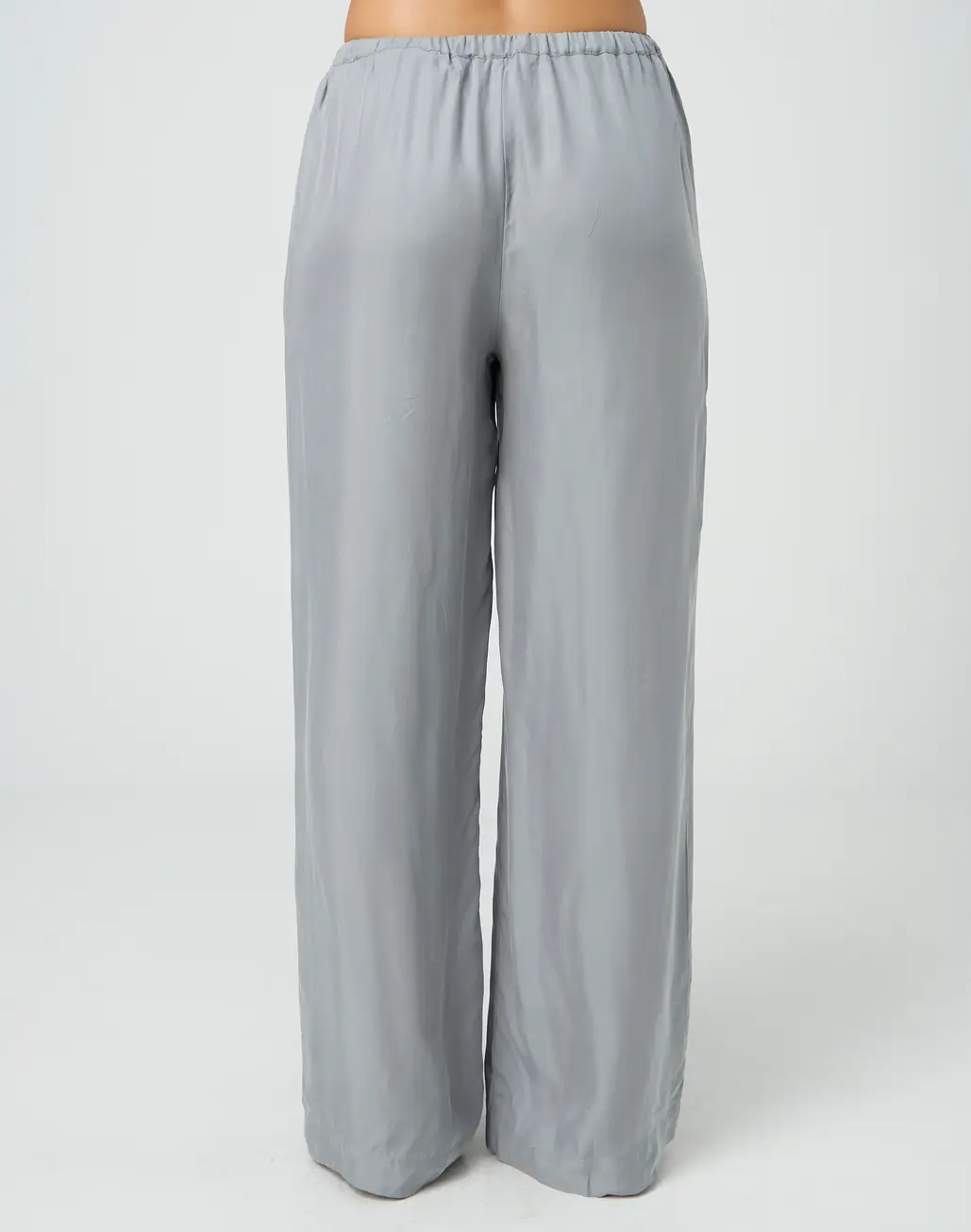 Cupro Tie Up Loose Leg Pant