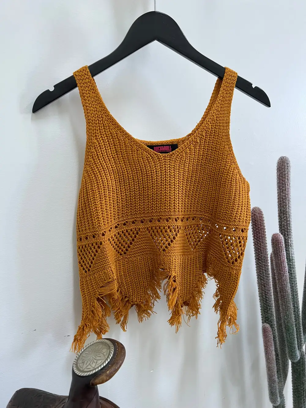 Camel Knit Tank