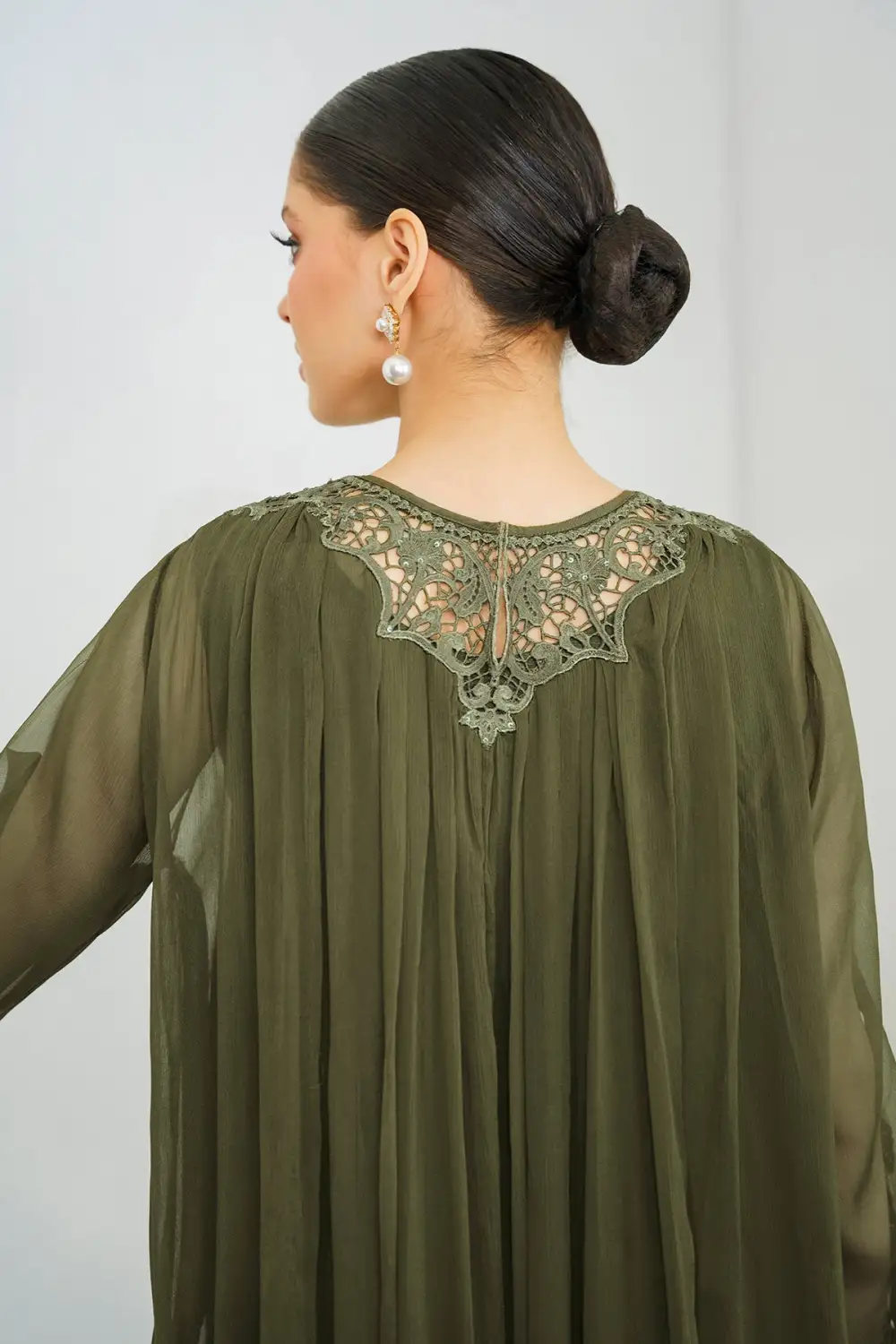 EMBROIDERED CHIFFON