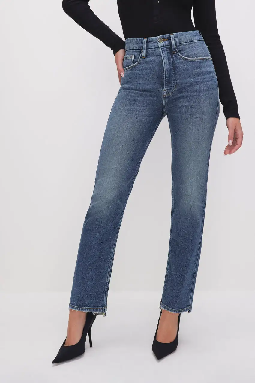 GOOD BOY STRAIGHT CROPPED JEANS