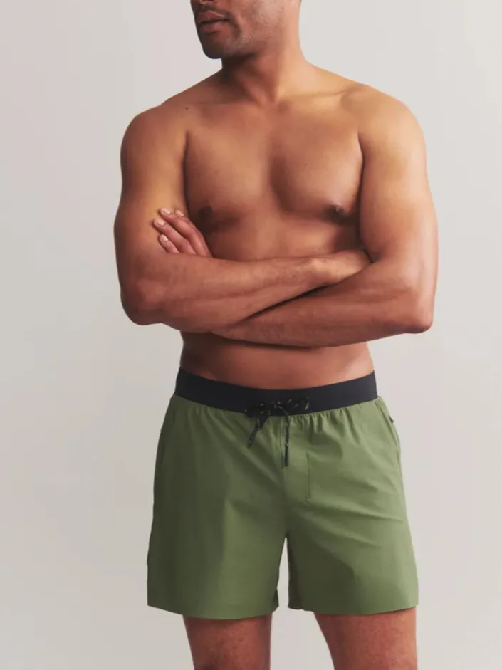 Men's Swim Trunks with Compression