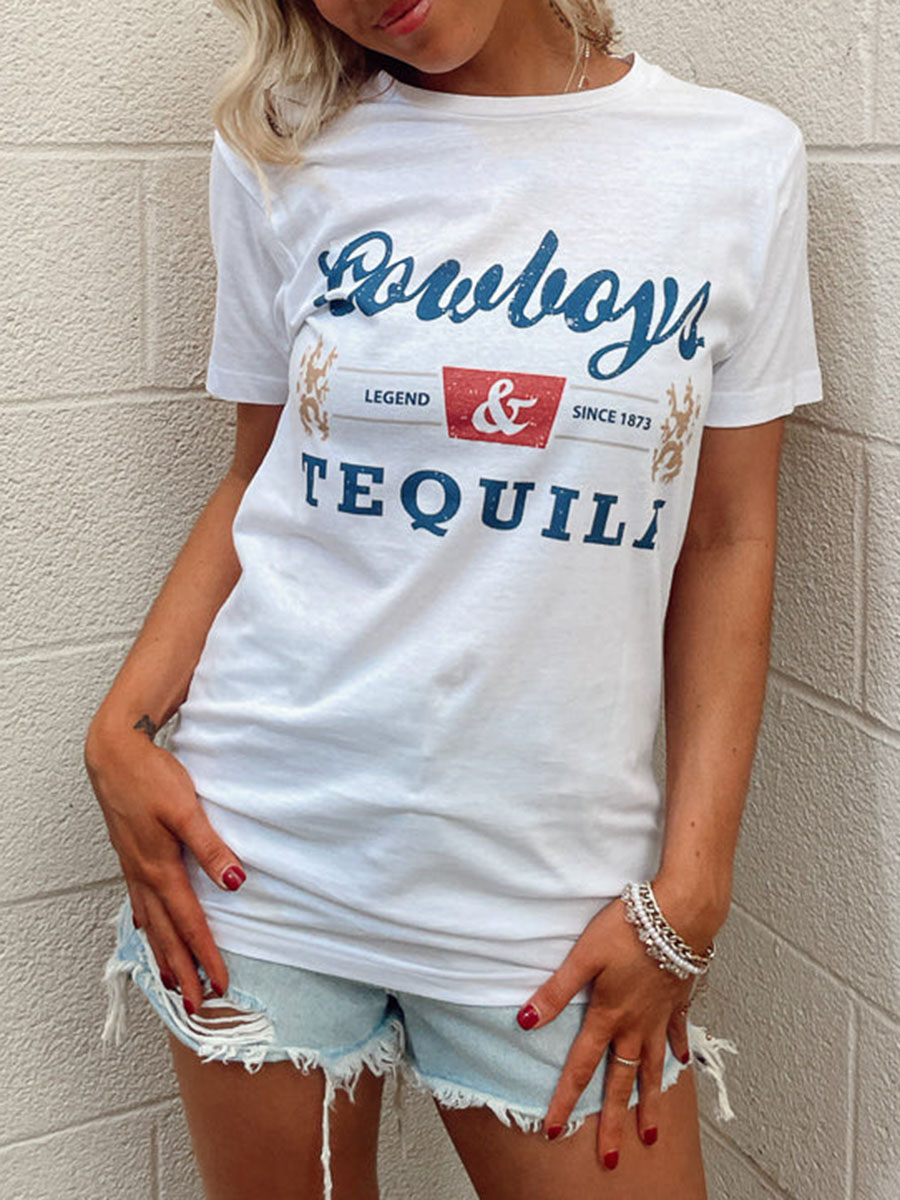 Cowboys & Tequila Graphic Tee