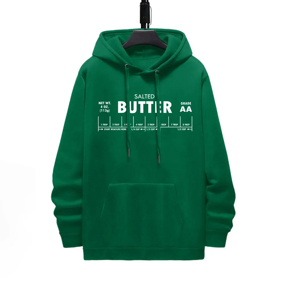 BUTTER PATTERN PRINTED HOODIE