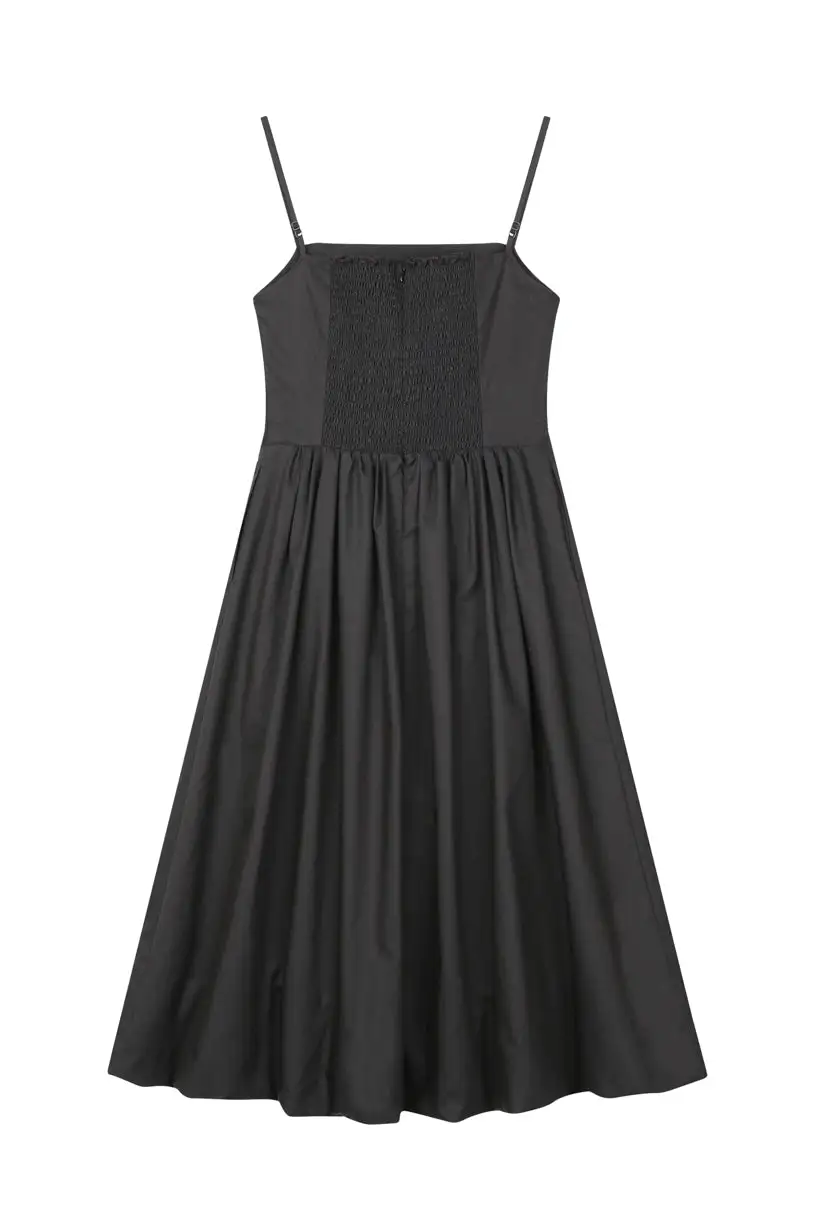 Della Bubble Dress - Black