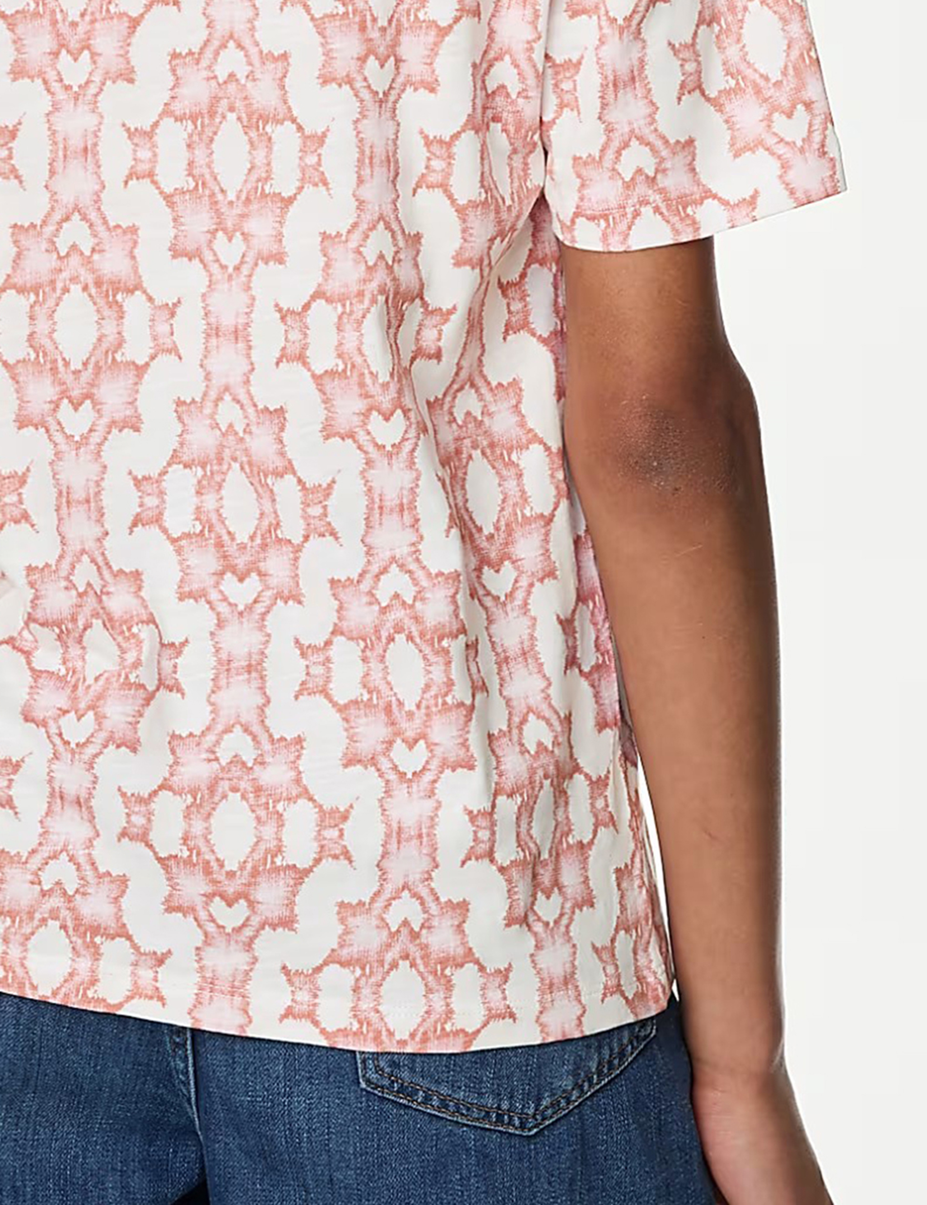 Cotton Modal Blend Printed T-Shirt