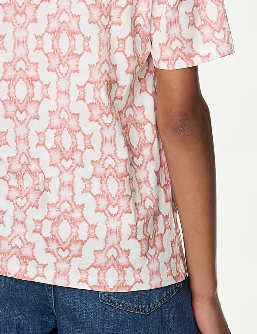 Cotton Modal Blend Printed T-Shirt