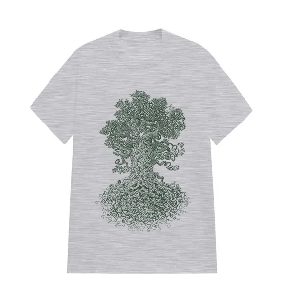 FOREST TREE PATTERN PRINTED TEE