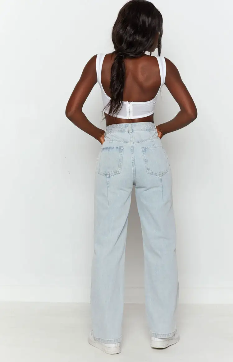 Robin Wide Leg Jeans Blue