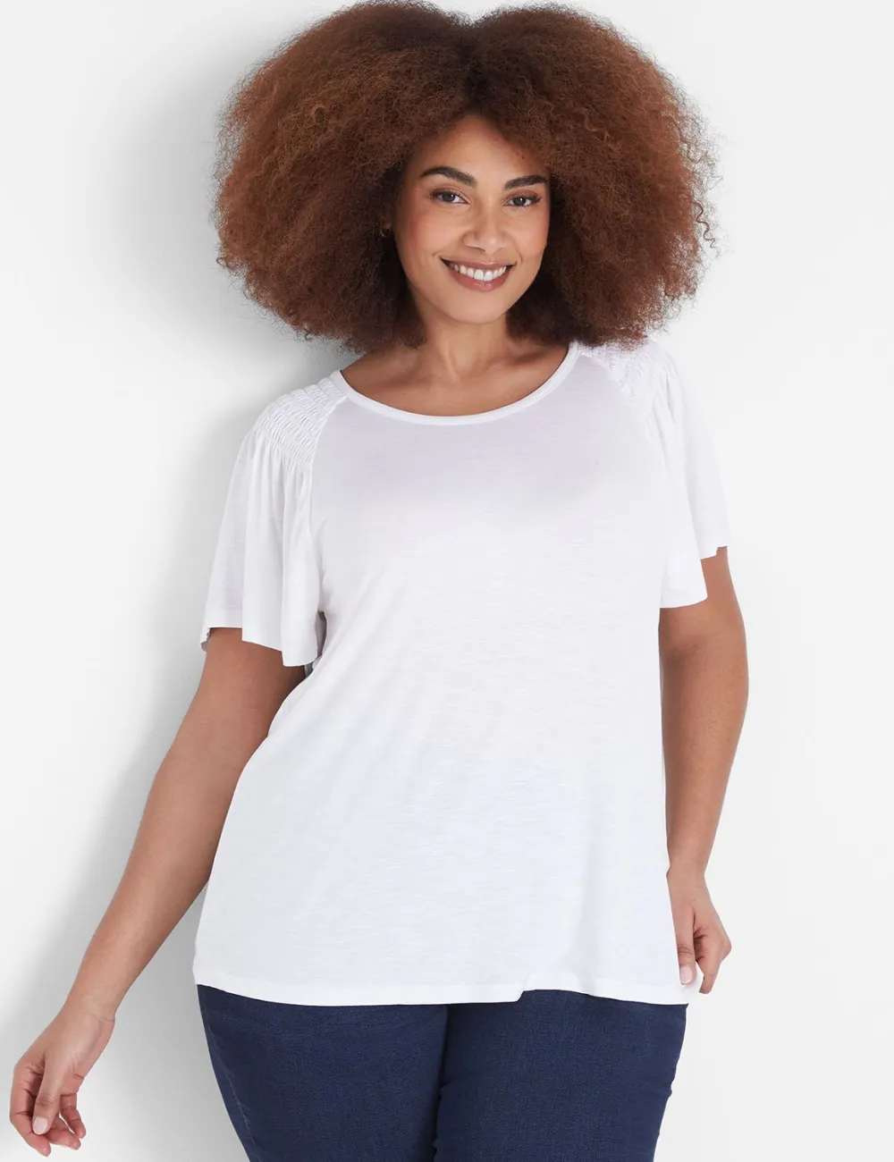 Swing Flutter-Sleeve Tee