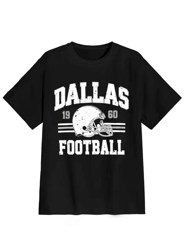 DALLAS Football Retro Graphic T-shirt