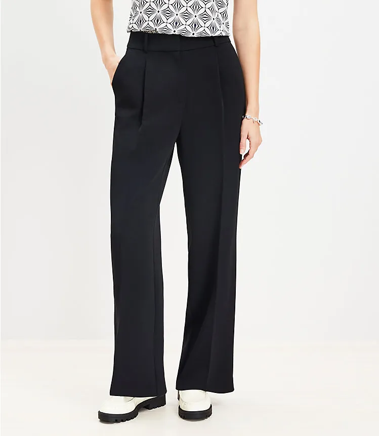 Peyton Trouser Pants in Crepe