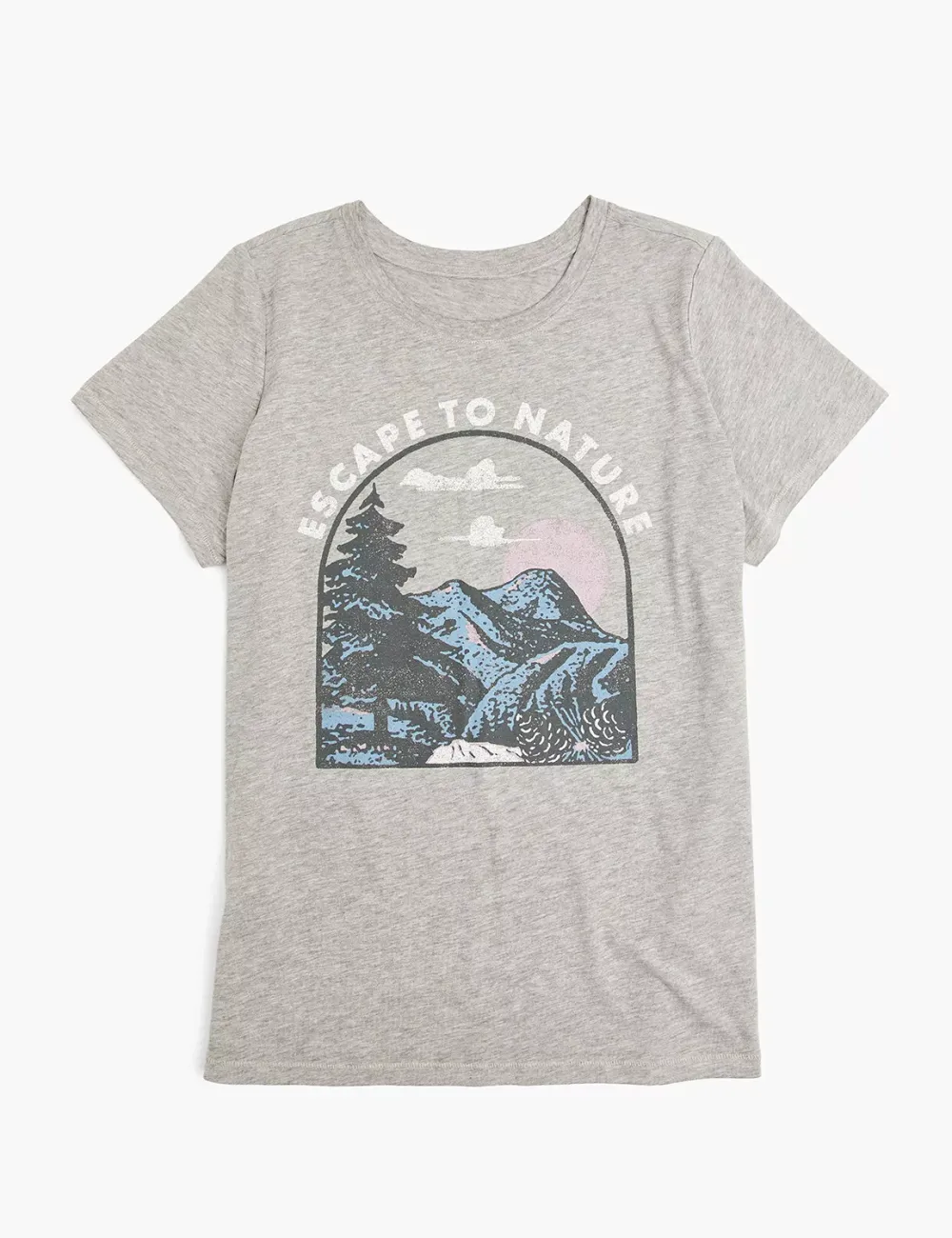 Modern Escape To Nature Graphic Tee