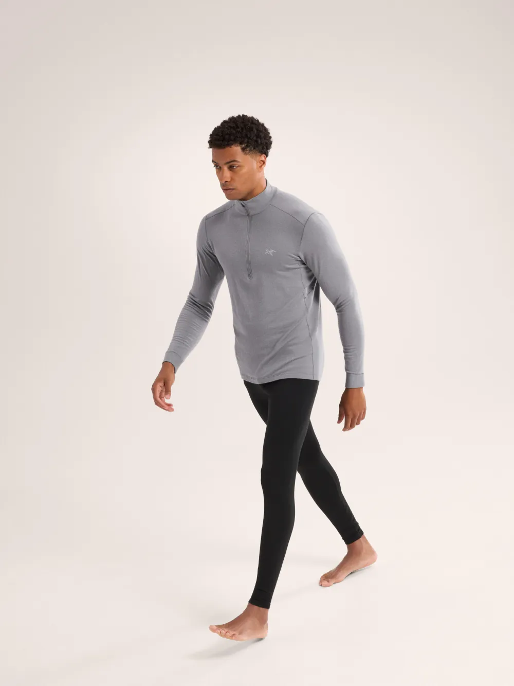 Rho Merino Wool Zip Neck Men's