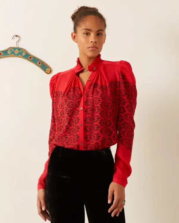 Artemis Cherry Trellis Shirt