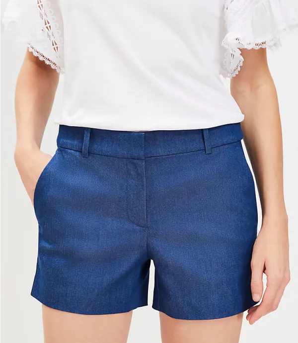 Riviera Shorts in Refined Denim