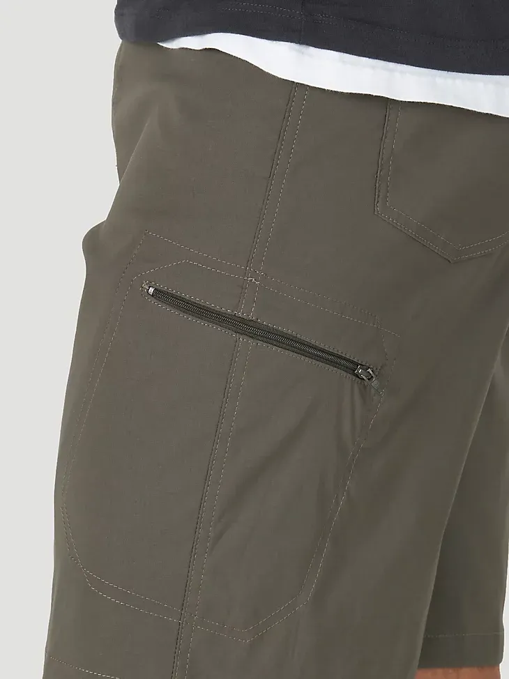 MEN'S WRANGLER AUTHENTICS® COMFORT WAIST CARGO SHORT IN SAGEBRUSH