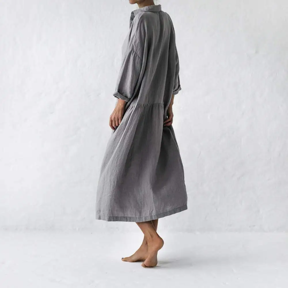 Minimalism Oversized  Shirt Dress