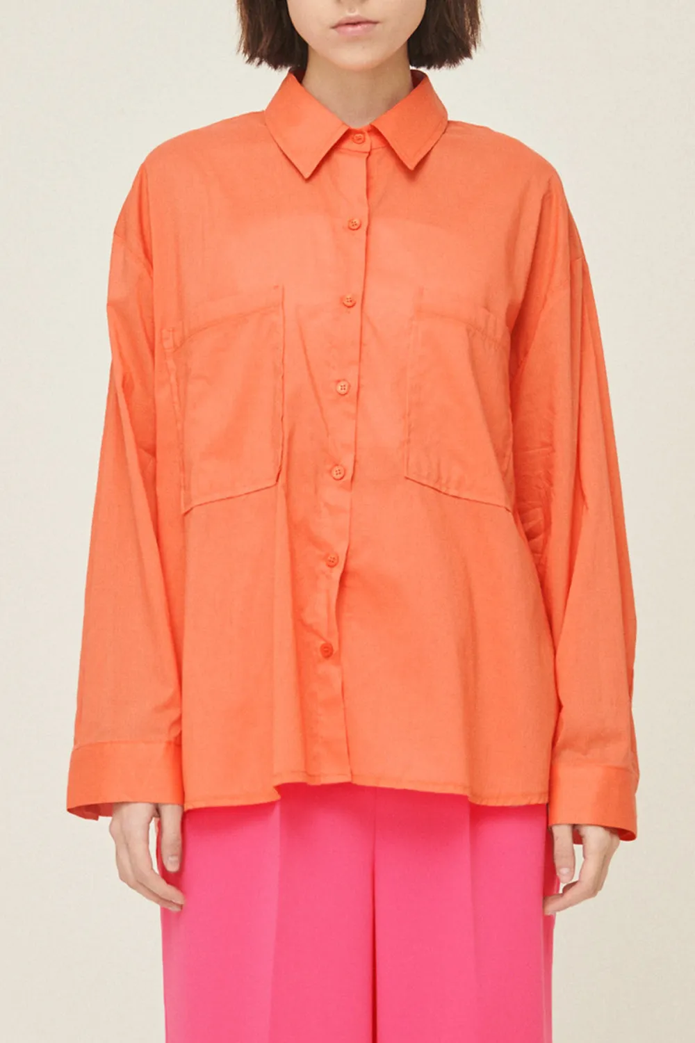 Sophia Relaxed Fit Cotton Shirt