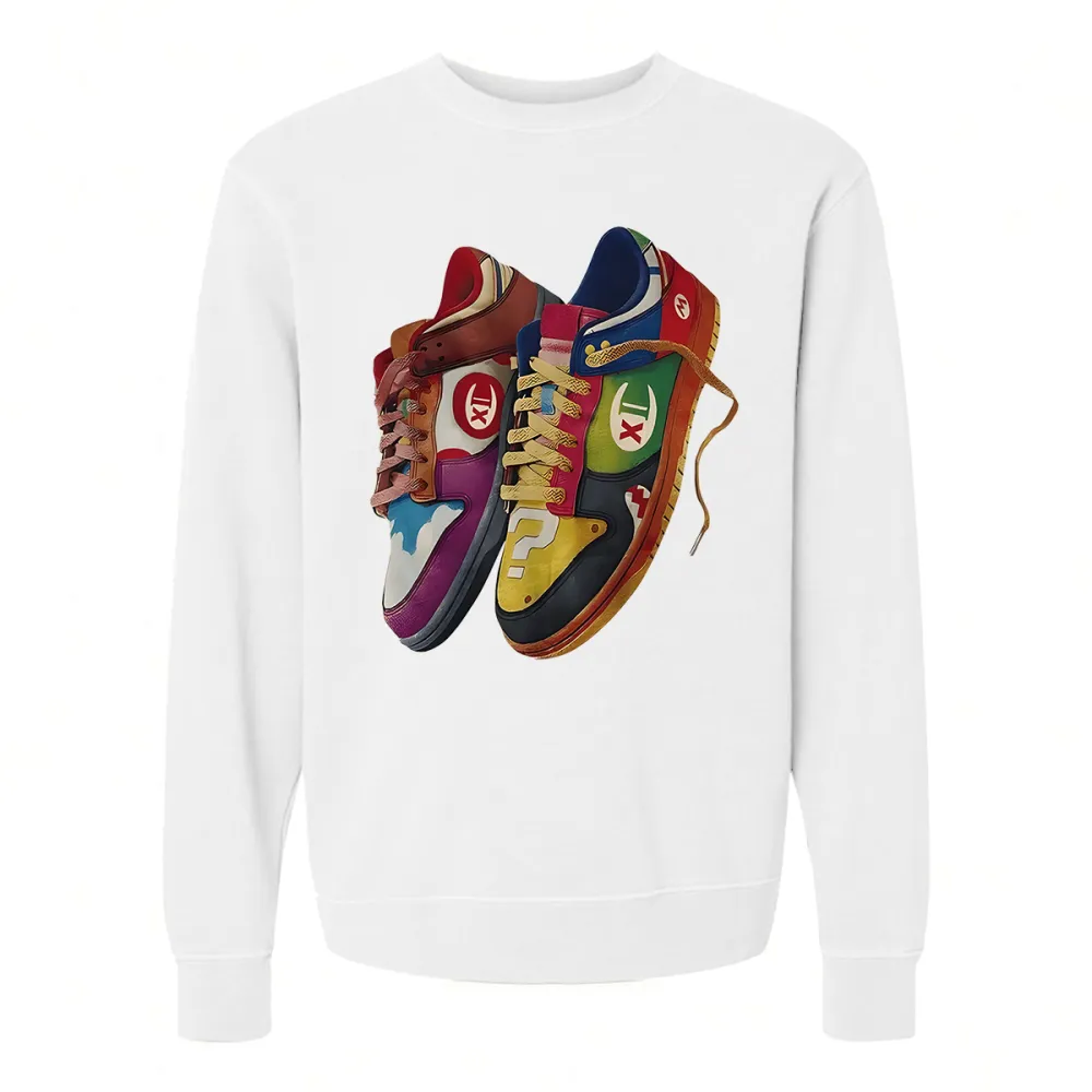 SHOE DESIGNED PATTERN PRINTED SWEATSHIRT 02