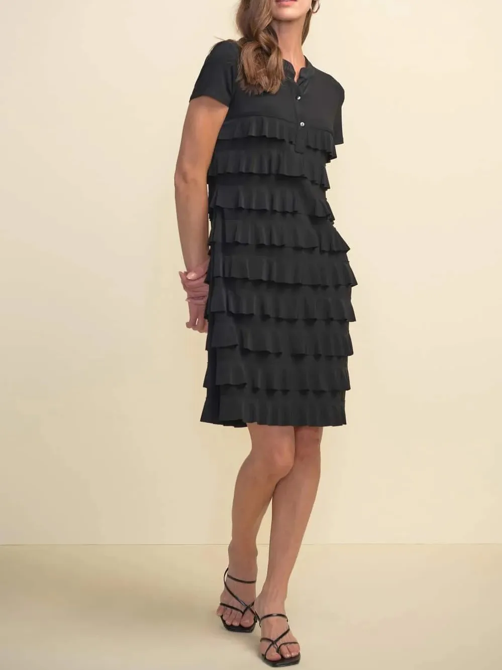 Dress Black Ruffle