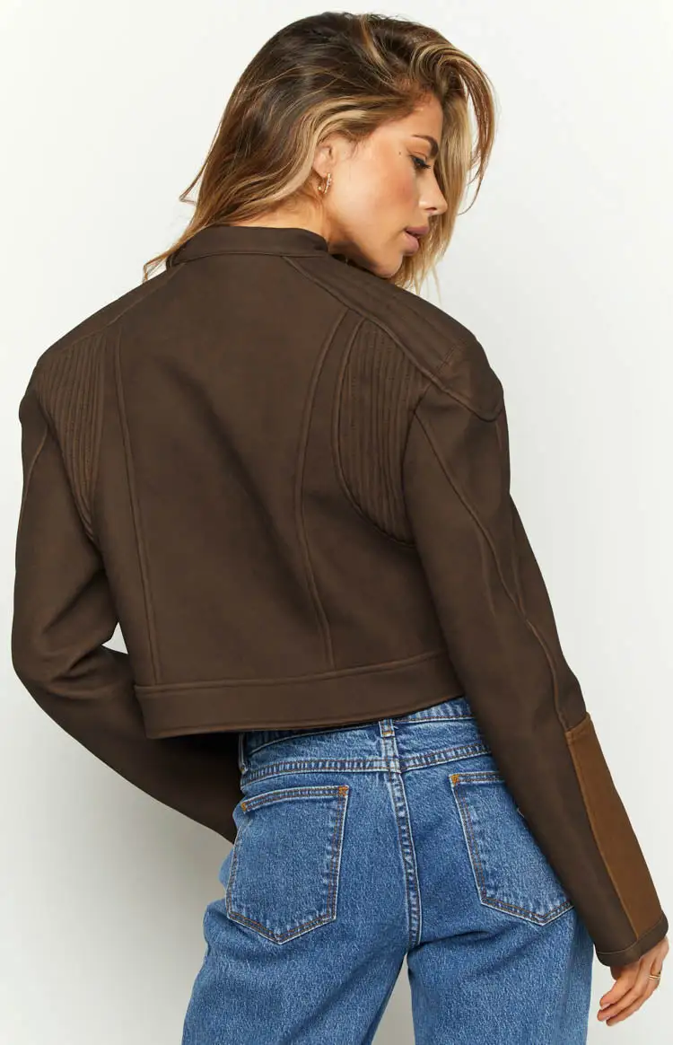 Lioness Chocolate Nueve Biker Jacket