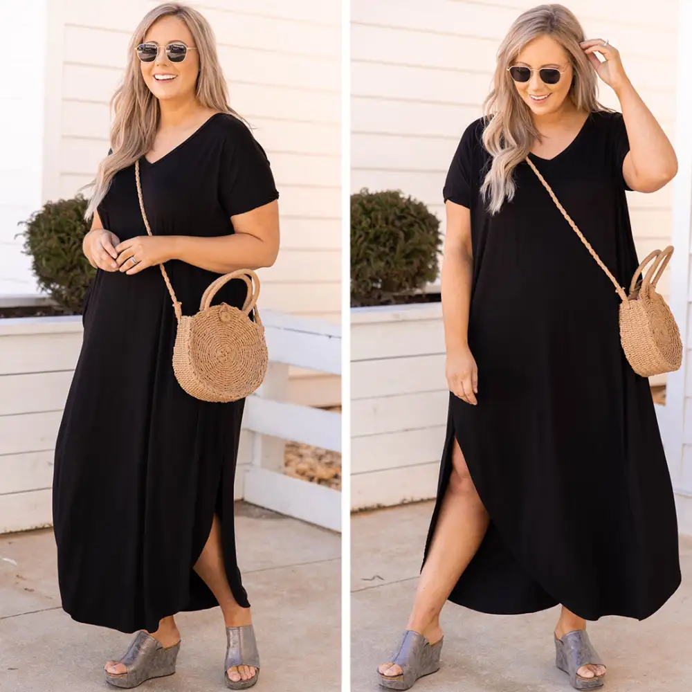 Enchanting Memory Maxi Dress, Black