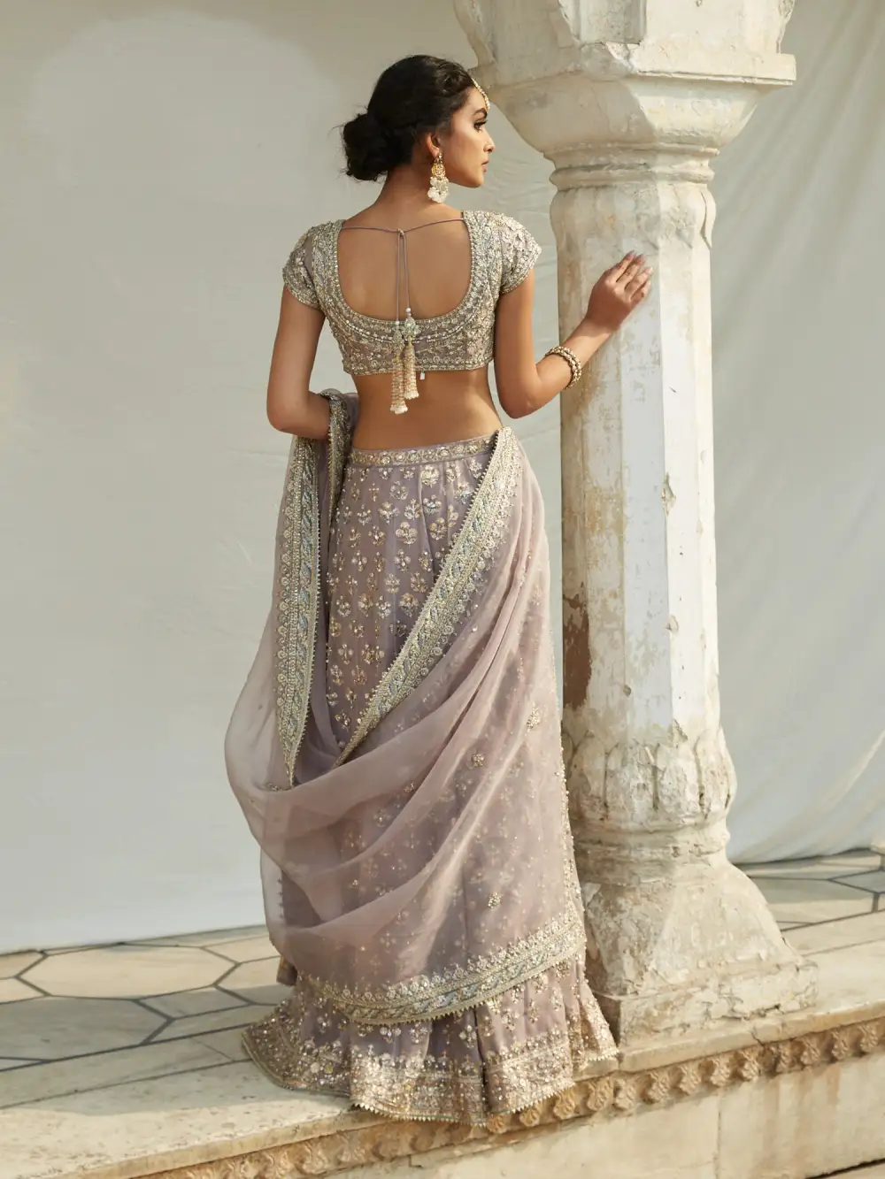 CHOLI W/ GHAGRA & DUPATTA