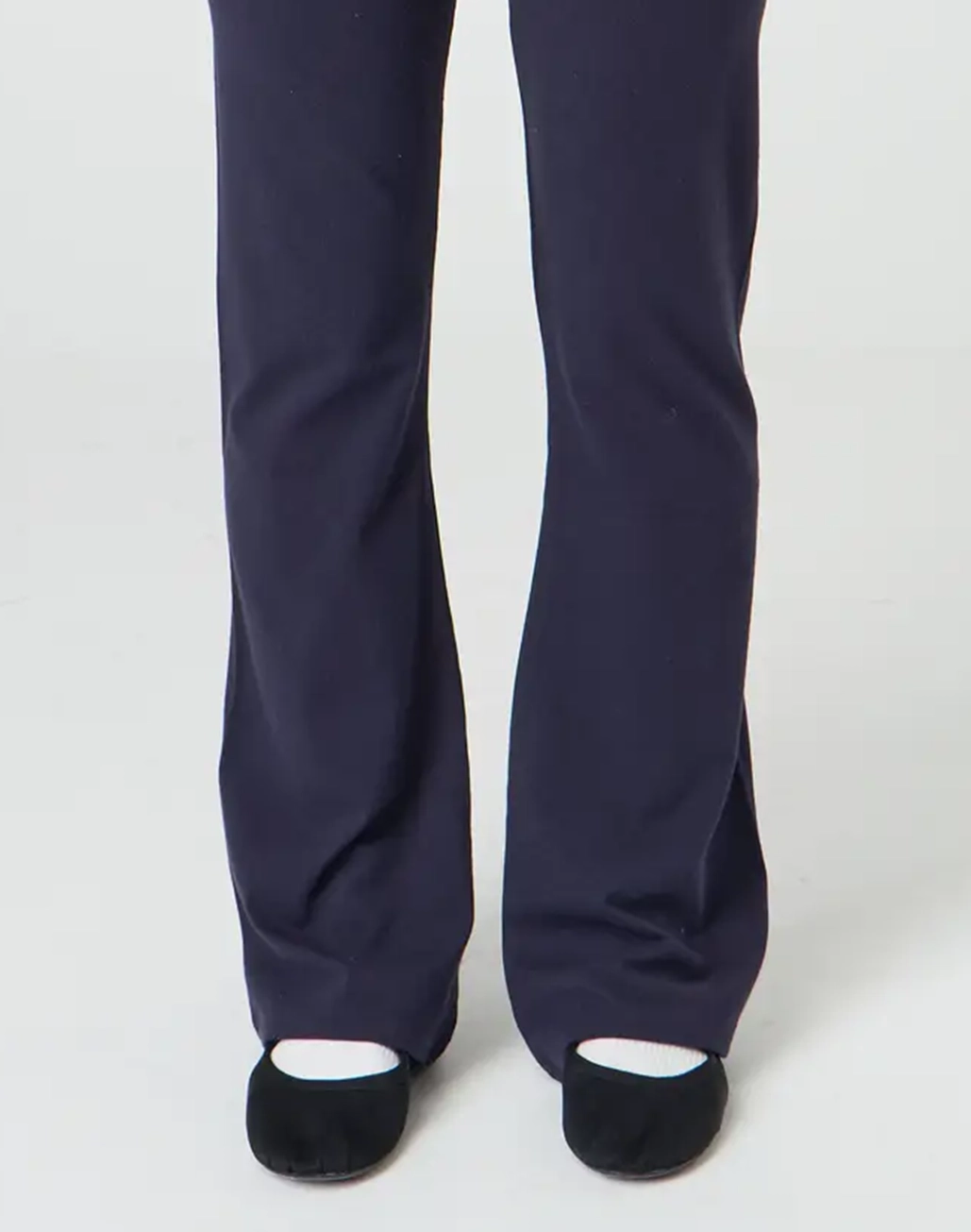 Cotton Foldover Flare Pant