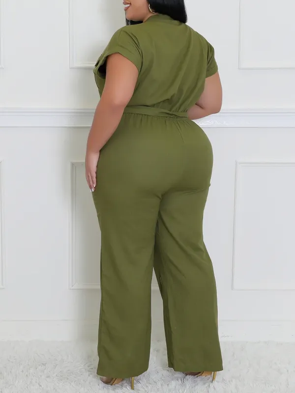 Plus Size Fashion Jumpsuit For Women