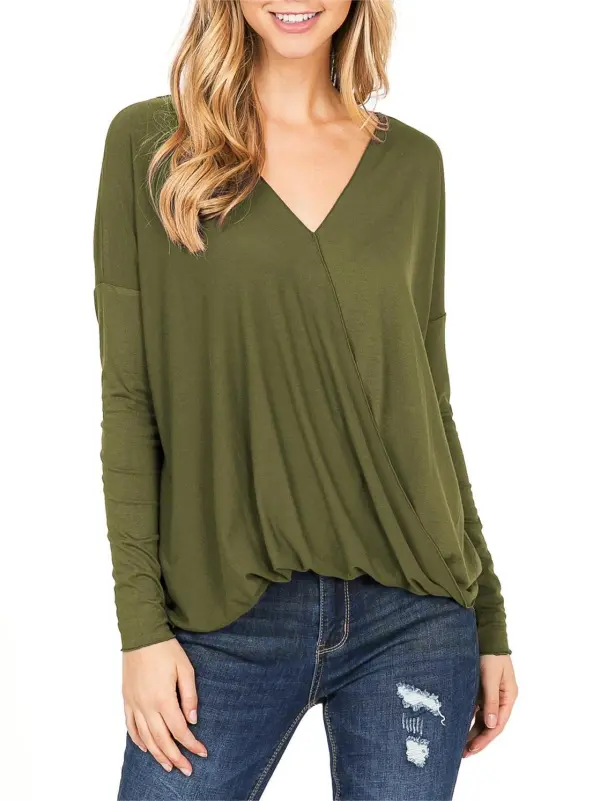 Weekend Surplice Top