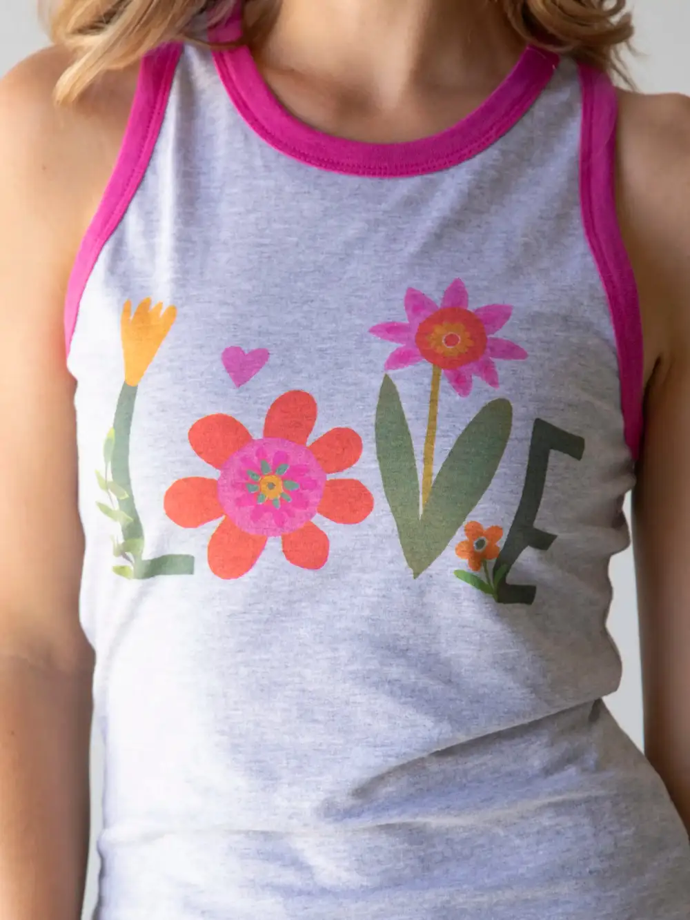 Ringer Tank Top - Love