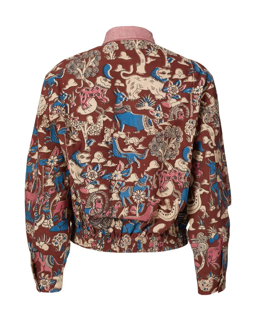 Lucky Coffee Kalamkari Jacket