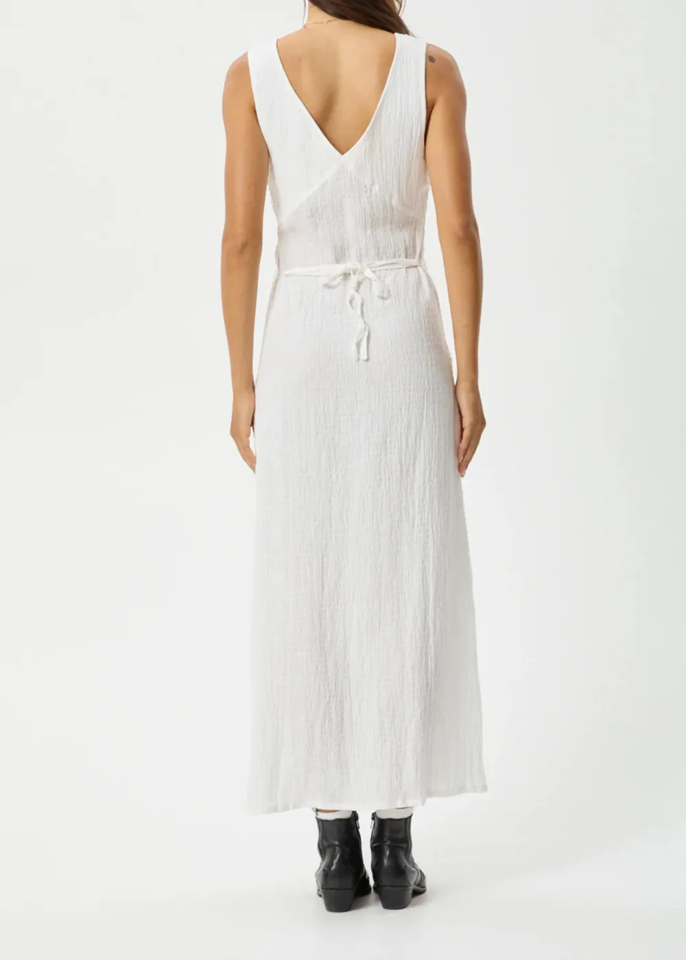 FOCUS - SEERSUCKER MAXI DRESS