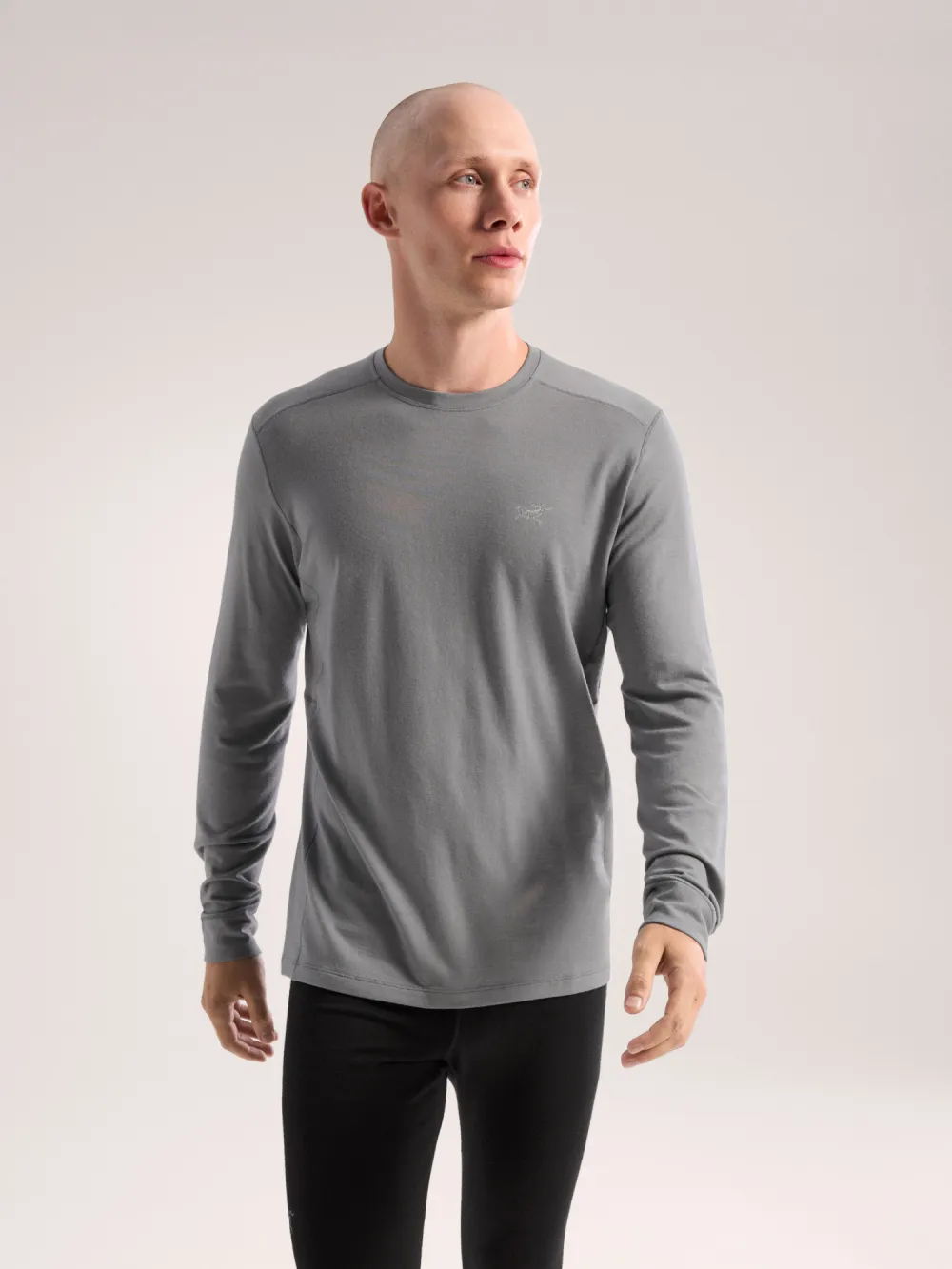 Rho Merino Wool Crew Neck LS Men's