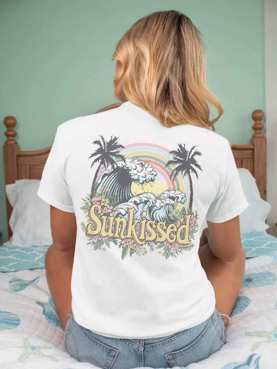 Sunkissed Flowers Tee