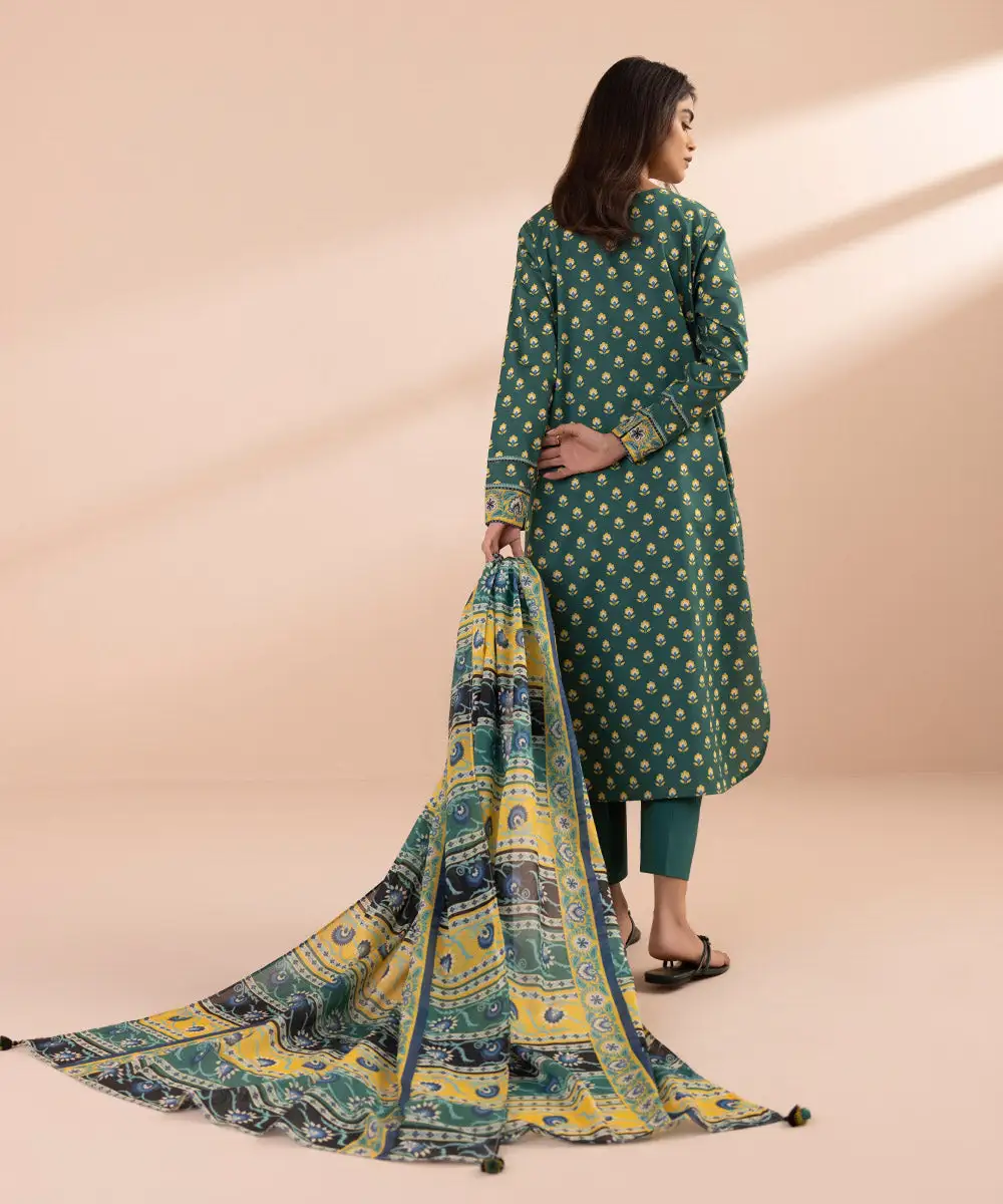 3 Piece - Printed Lawn Suit