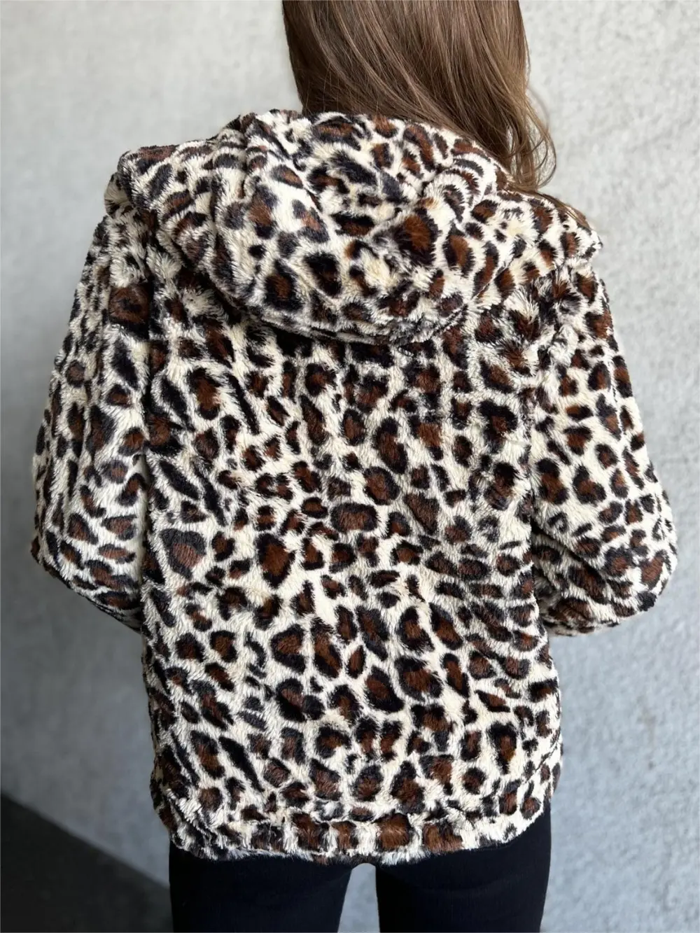 Leopard Denim Jacket