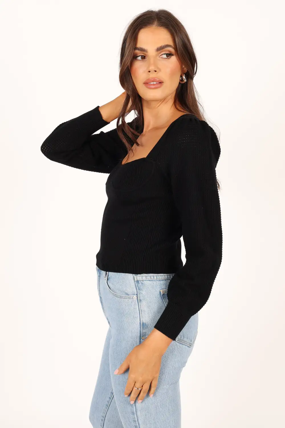 Madalyn Knit Sweater - Black