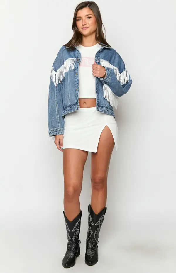 Western Ways Mid Wash Denim Jacket