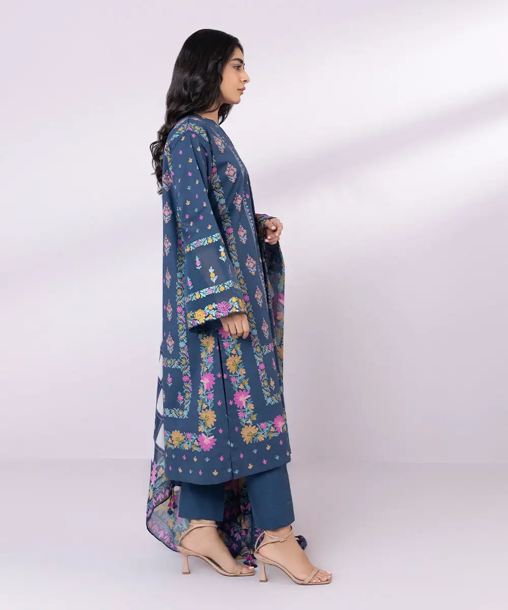 2 Piece - Embroidered Lawn Suit