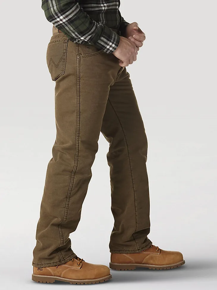 WRANGLER RUGGED WEAR® THERMAL JEAN IN NIGHT BROWN