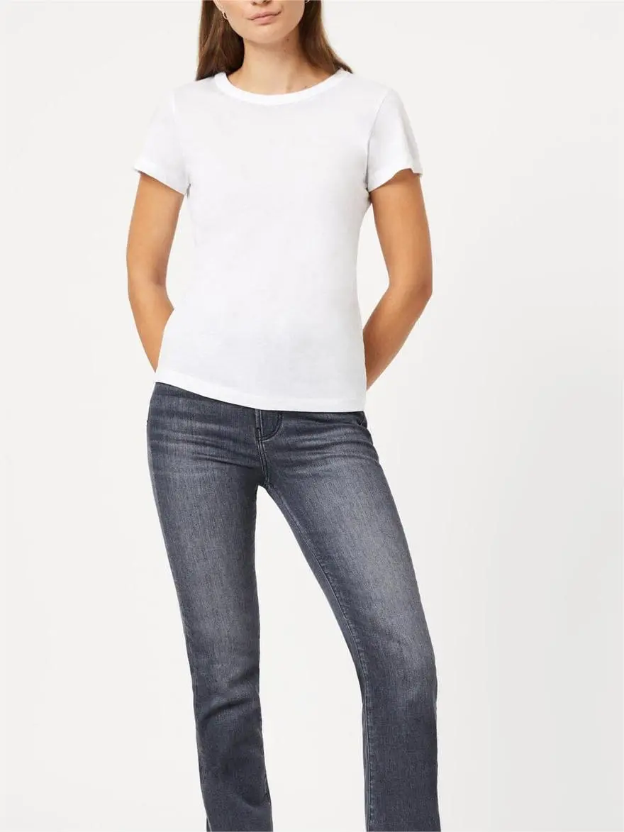 Slim Crew Neck White T-Shirt