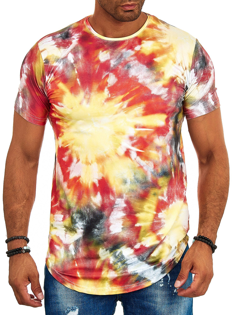 Men's tie dyed T-shirt